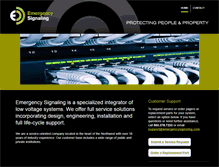Tablet Screenshot of emergencysignaling.com